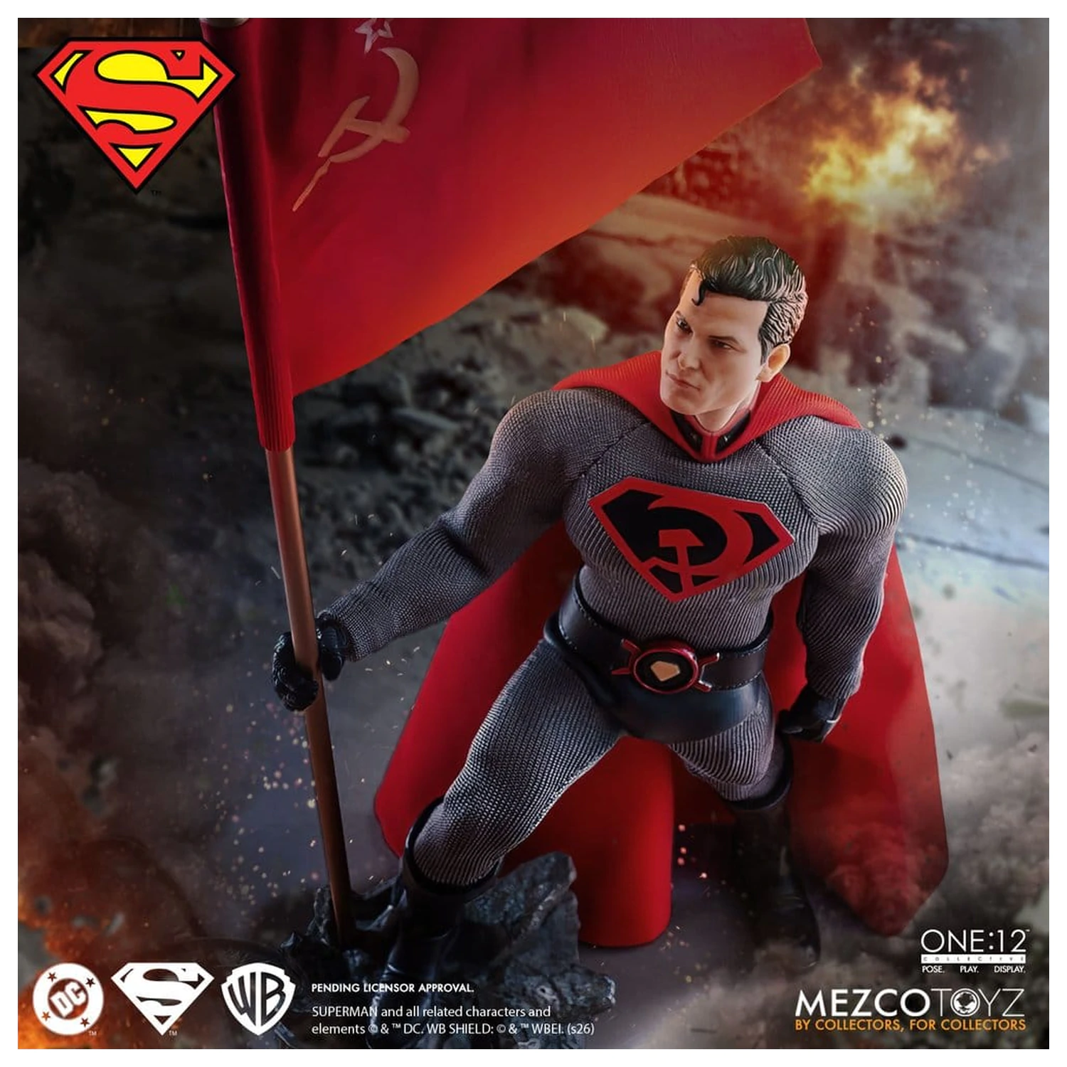 DC Comics One:12 Collective Action Figur 1/12 Superman: Red Son 17 cm Produktfoto
