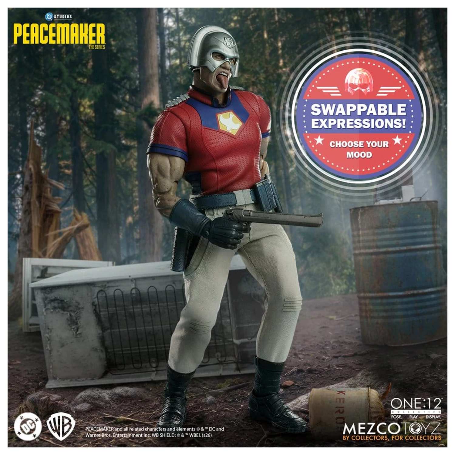 DC Comics One:12 Collective Action Figur 1/12 Peacemaker 17 cm Produktfoto