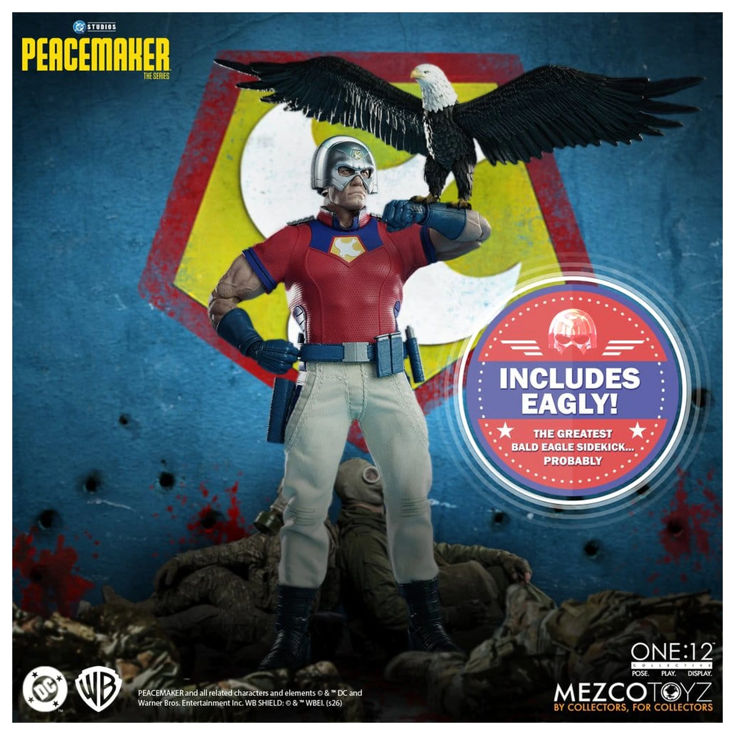 DC Comics One:12 Collective Action Figur 1/12 Peacemaker 17 cm Produktfoto
