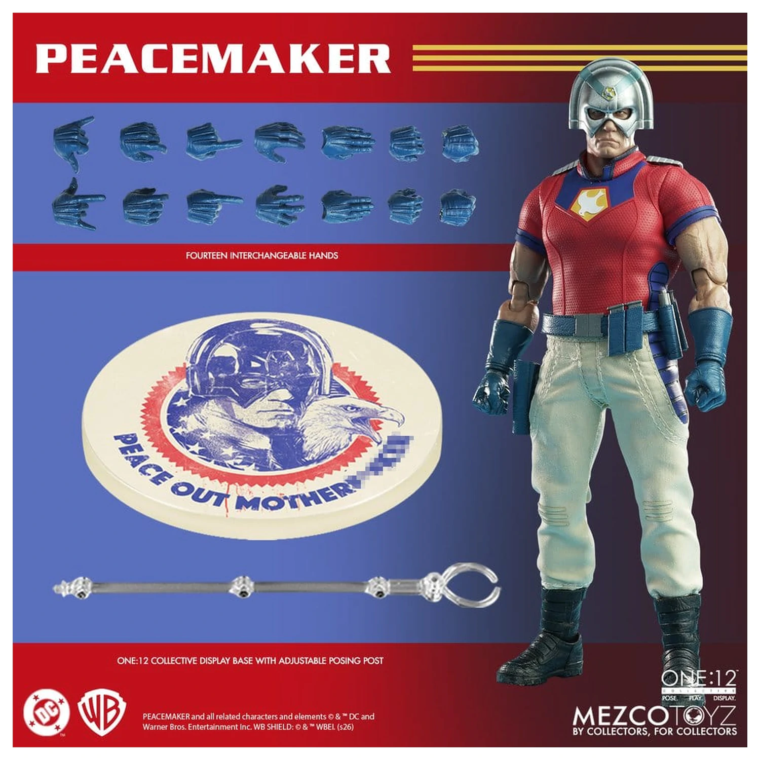 DC Comics One:12 Collective Action Figur 1/12 Peacemaker 17 cm Produktfoto