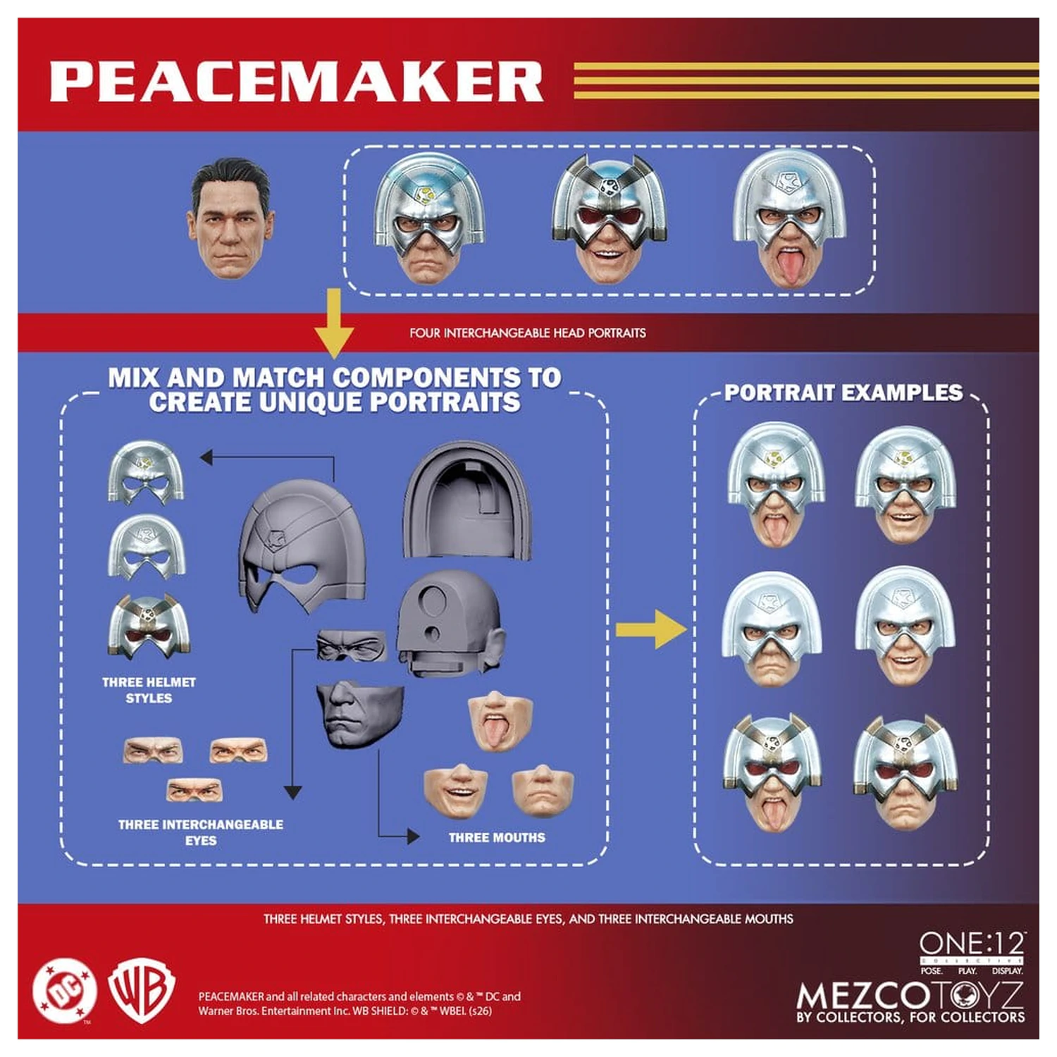DC Comics One:12 Collective Action Figur 1/12 Peacemaker 17 cm Produktfoto