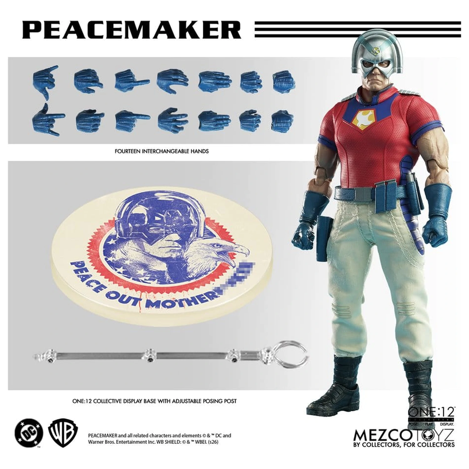 DC Comics One:12 Collective Action Figur 1/12 Peacemaker 17 cm Produktfoto