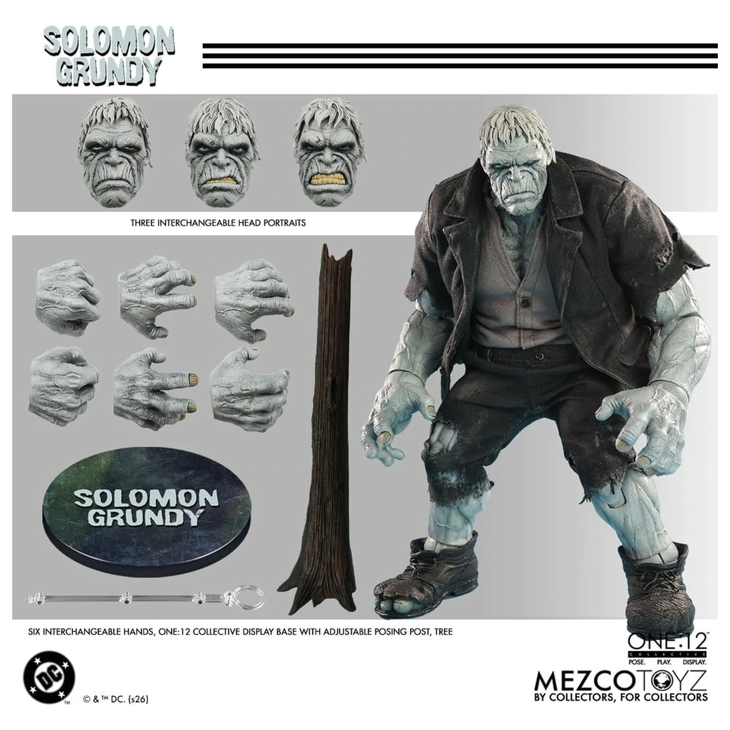 DC Comics One:12 Collective Action-Figur 1/12 Solomon Grundy Produktfoto