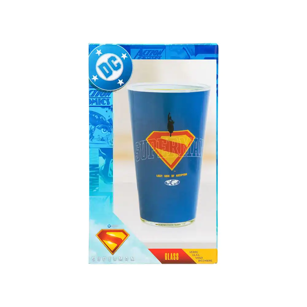 DC Comics Halbliter Glas Superman Produktfoto