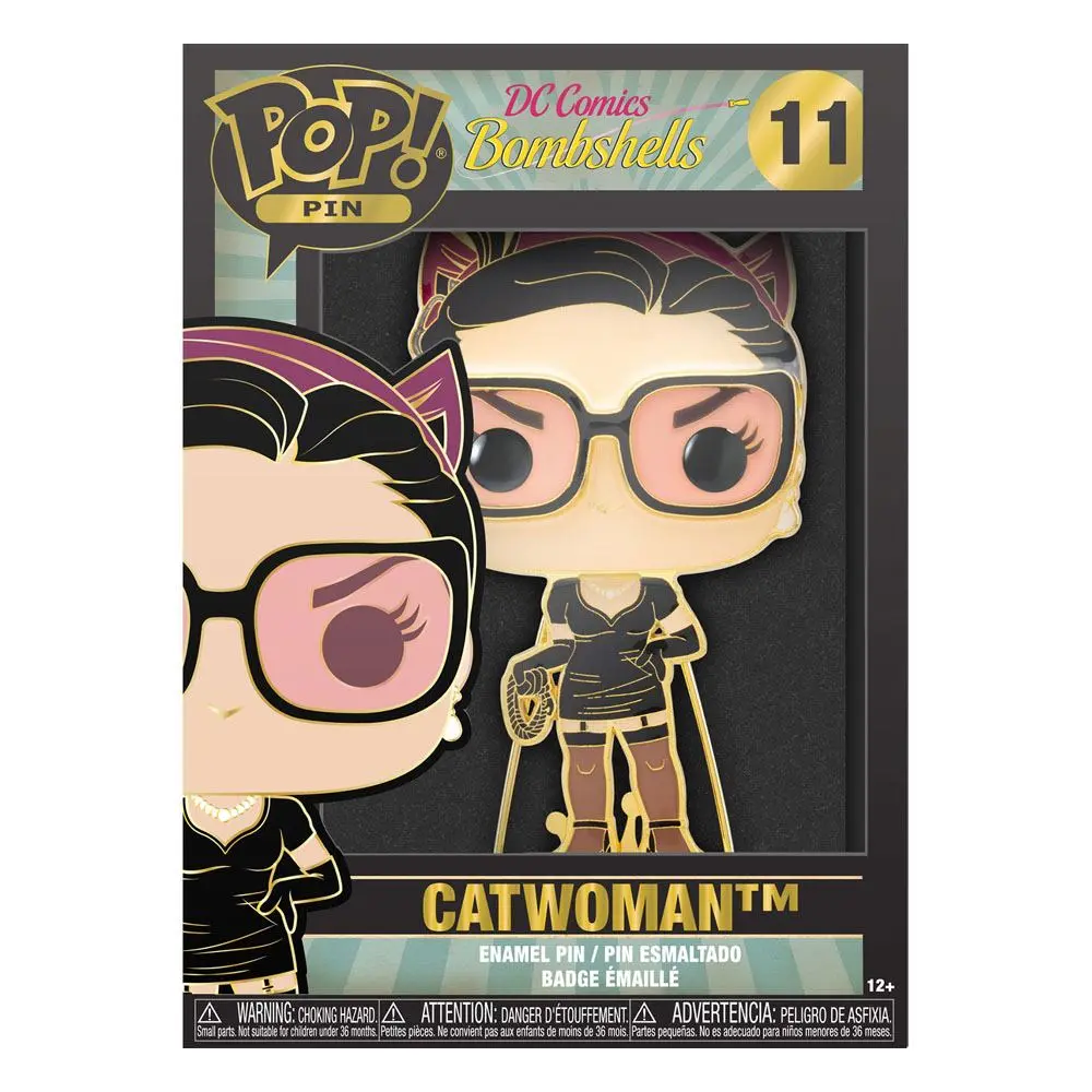 DC Comics POP! Pin Ansteck-Pin Catwoman 10 cm Produktfoto