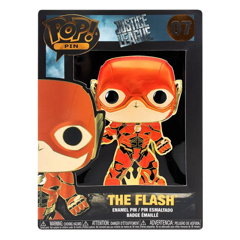 DC Comics POP! Ansteck-Pin The Flash 10 cm termékfotó