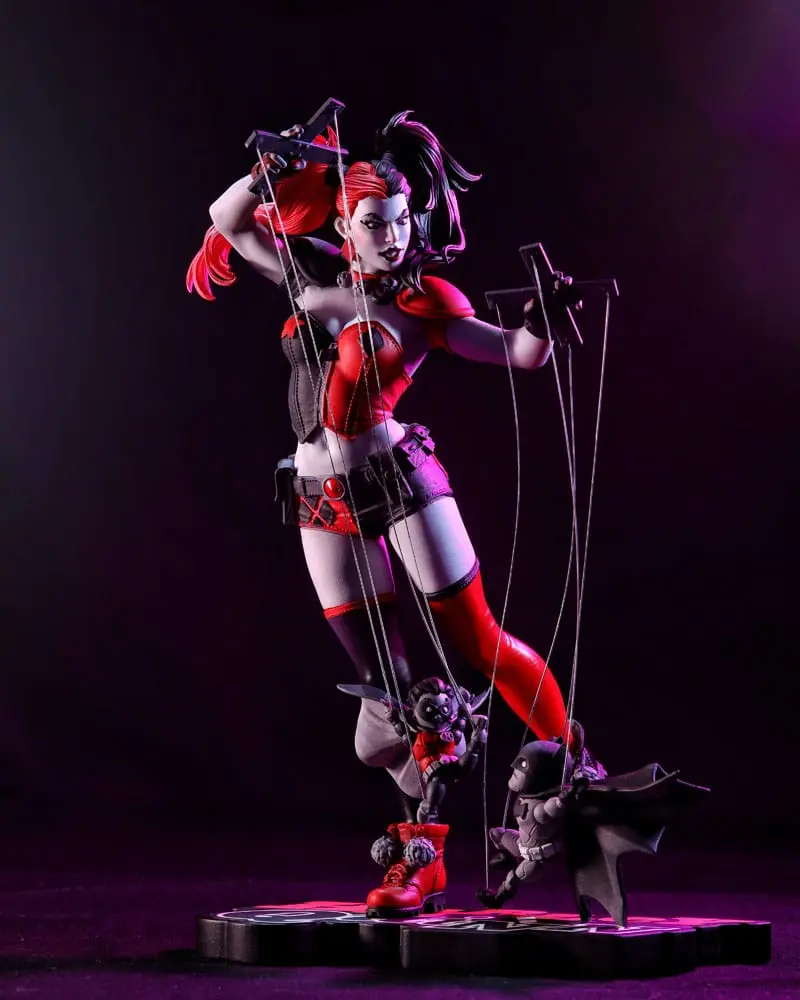 DC Comics Red, White & Black Statue 1/10 Harley Quinn by Emanuela Lupacchino 18 cm Produktfoto
