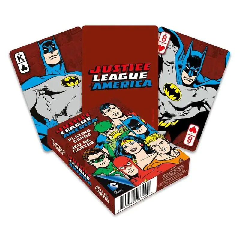 DC Comics Spielkarten Retro Justice League Produktfoto