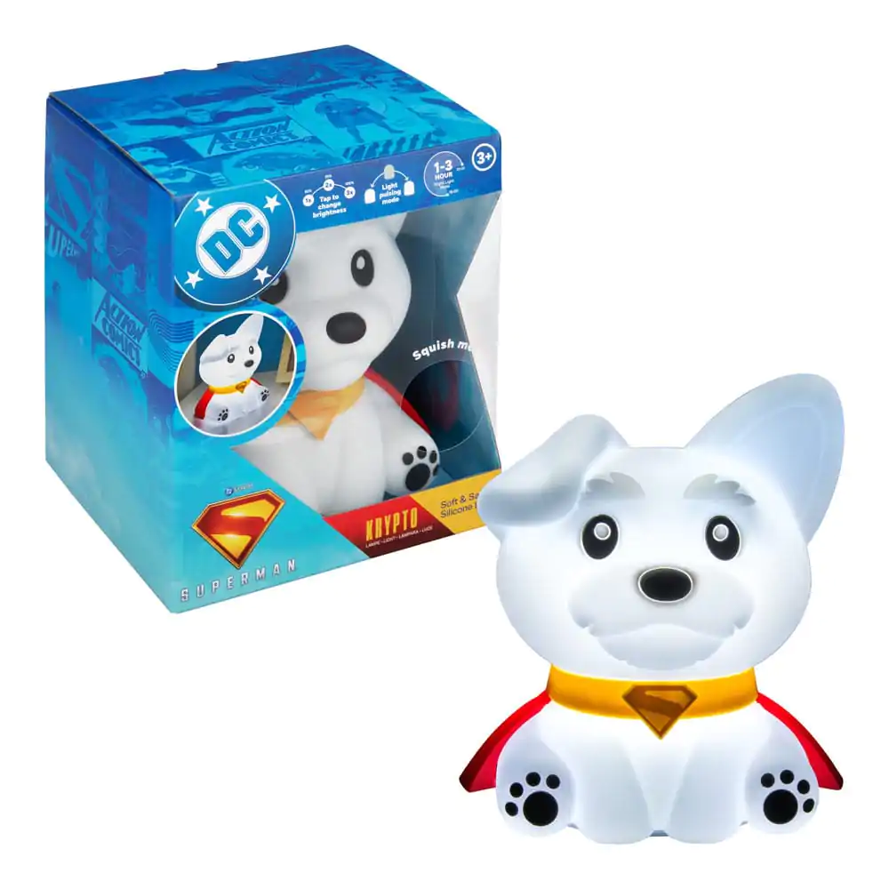 DC Comics Squishy Glo Silikon Lampe Superman Krypto 17 cm Produktfoto
