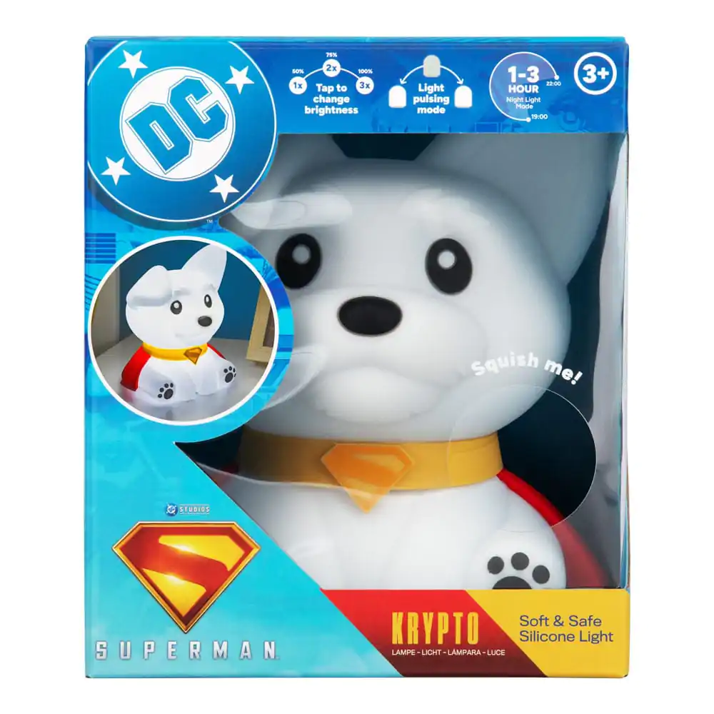 DC Comics Squishy Glo Silikon Lampe Superman Krypto 17 cm Produktfoto