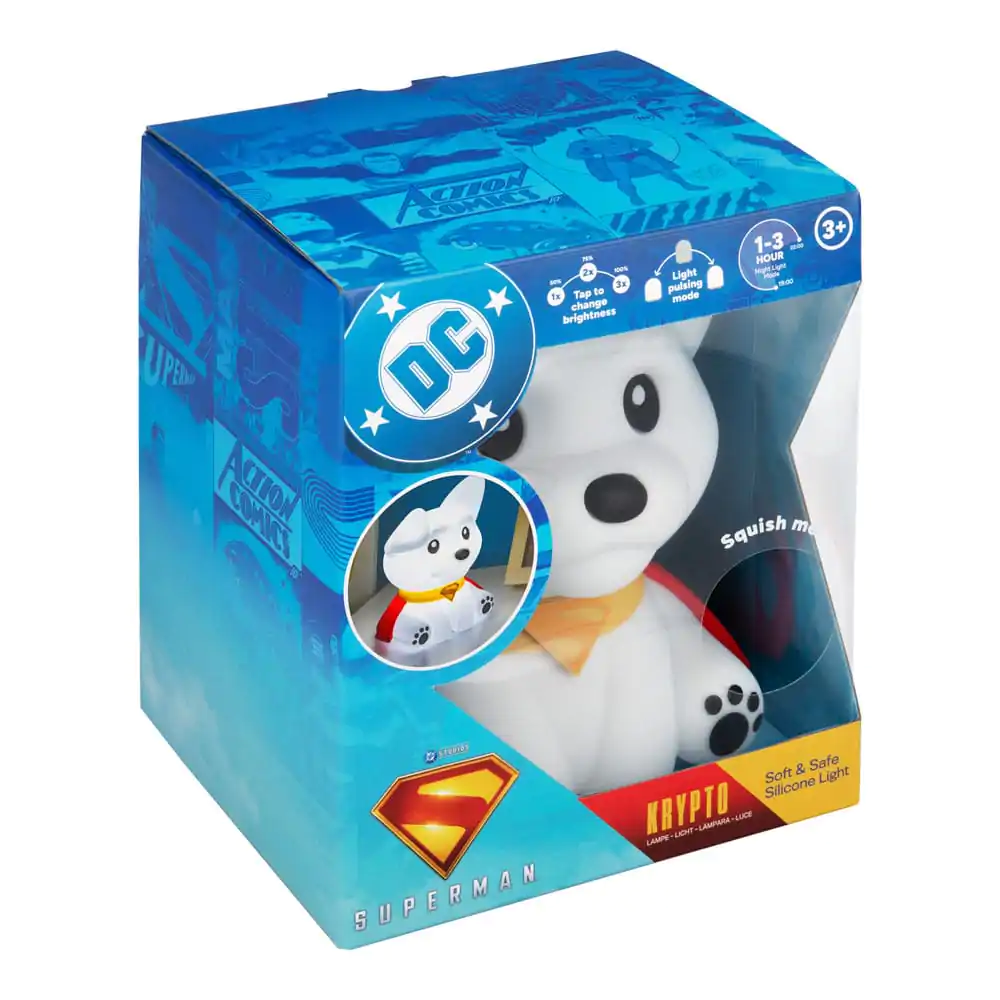DC Comics Squishy Glo Silikon Lampe Superman Krypto 17 cm Produktfoto