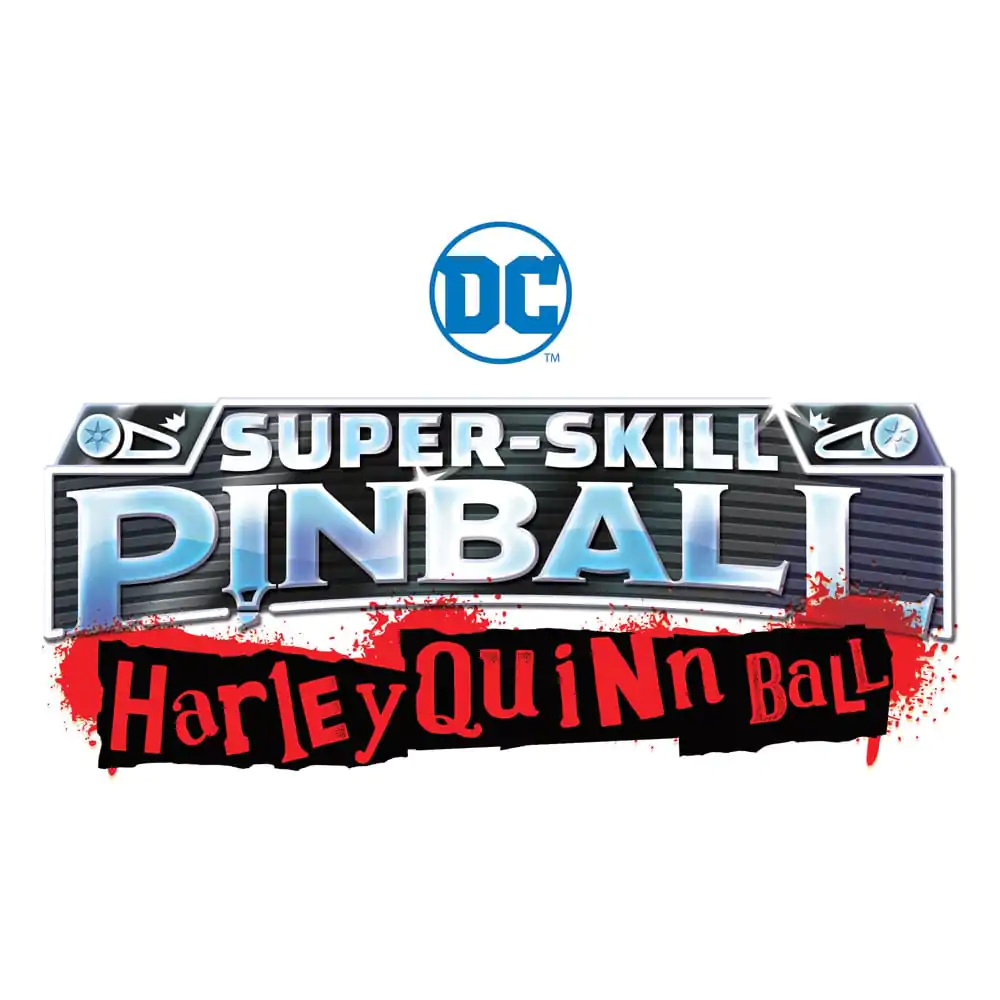 DC Comics Super-Skill Pinball: Harley Quinn Ball Brettspiel *Englische Version* Produktfoto