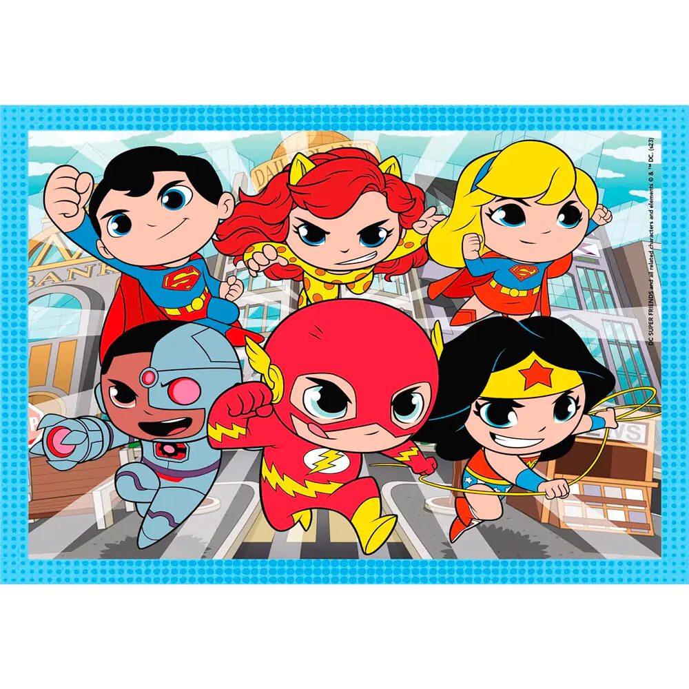 DC Comics Superfriends Puzzle 12-16-20-24St Produktfoto