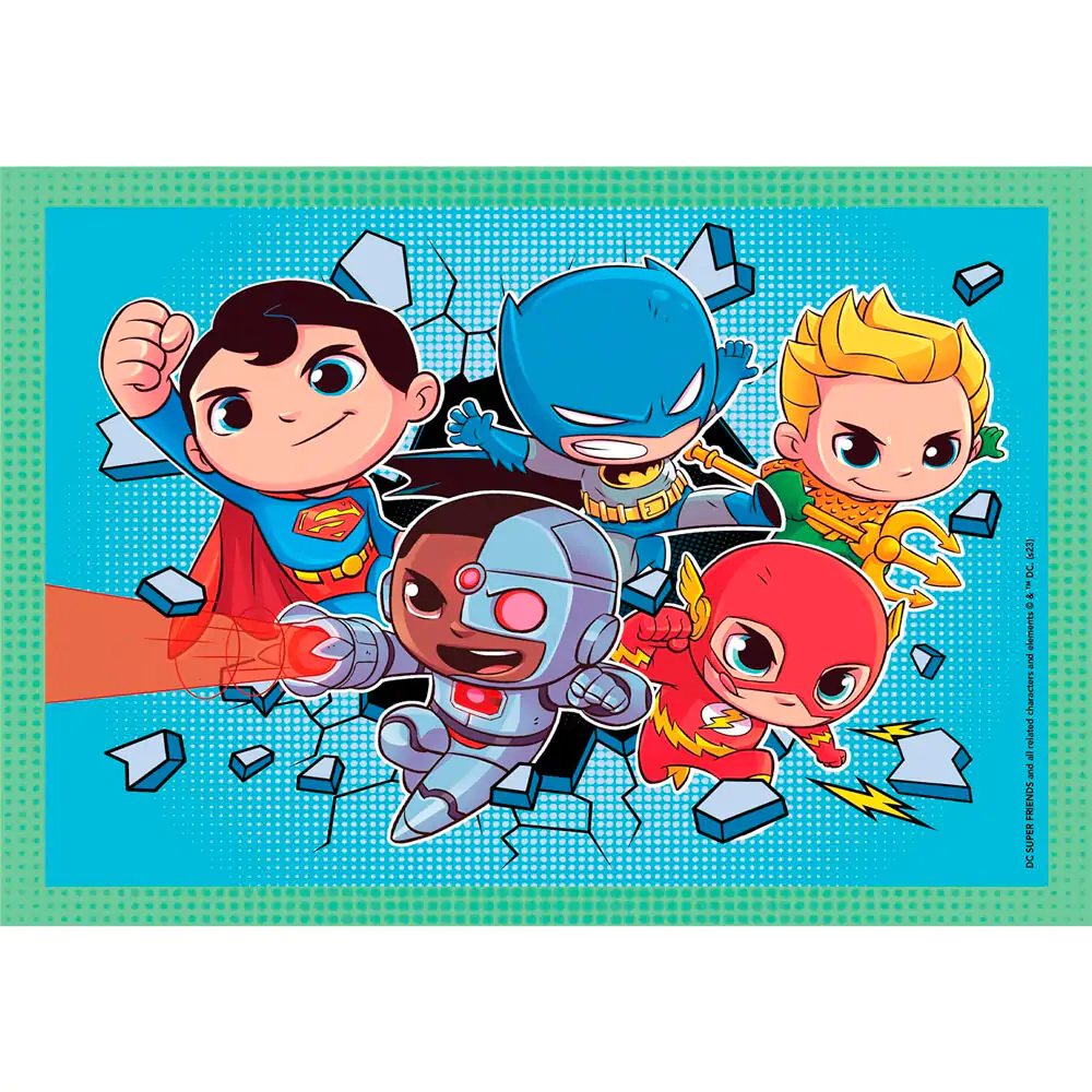 DC Comics Superfriends Puzzle 12-16-20-24St Produktfoto