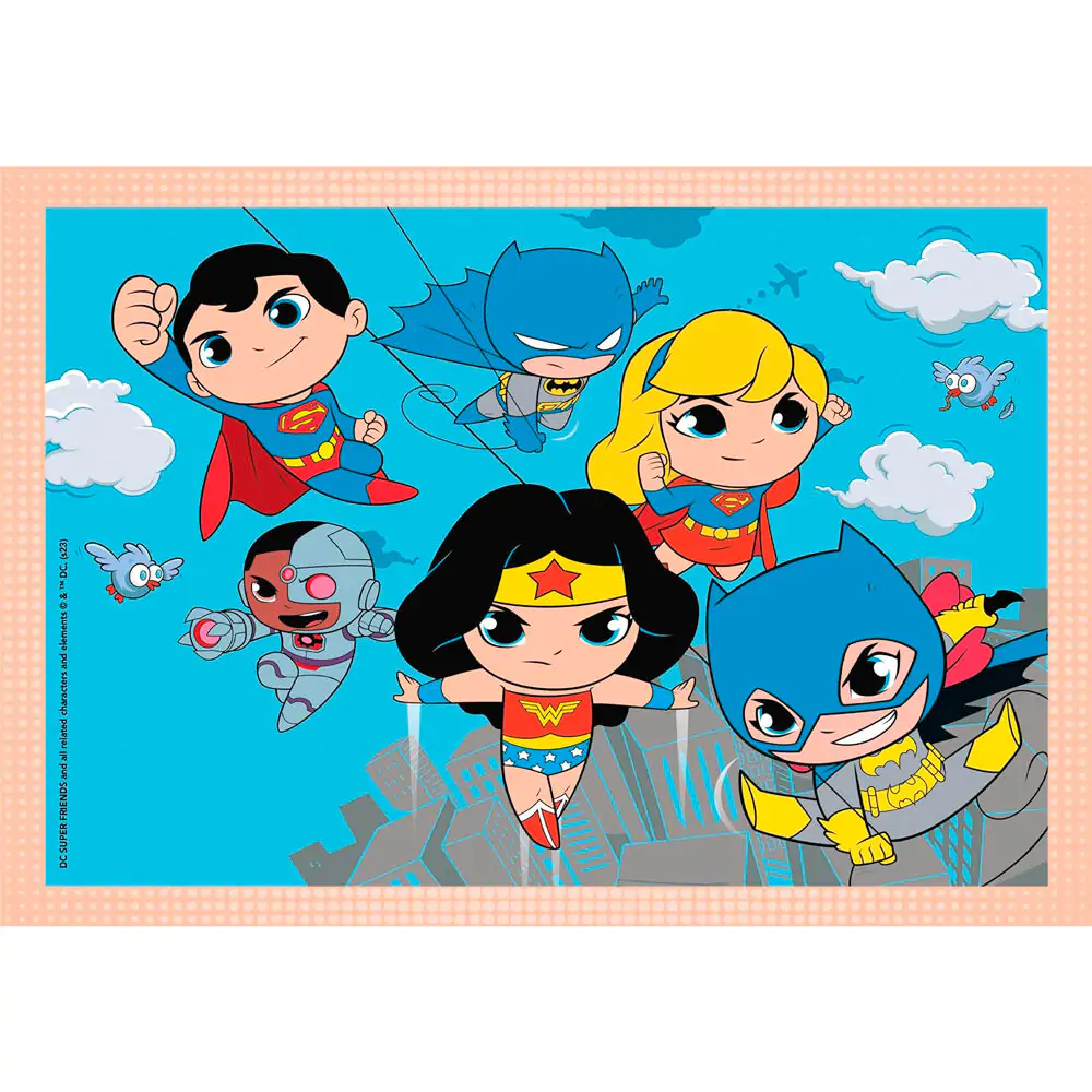 DC Comics Superfriends Puzzle 12-16-20-24St Produktfoto