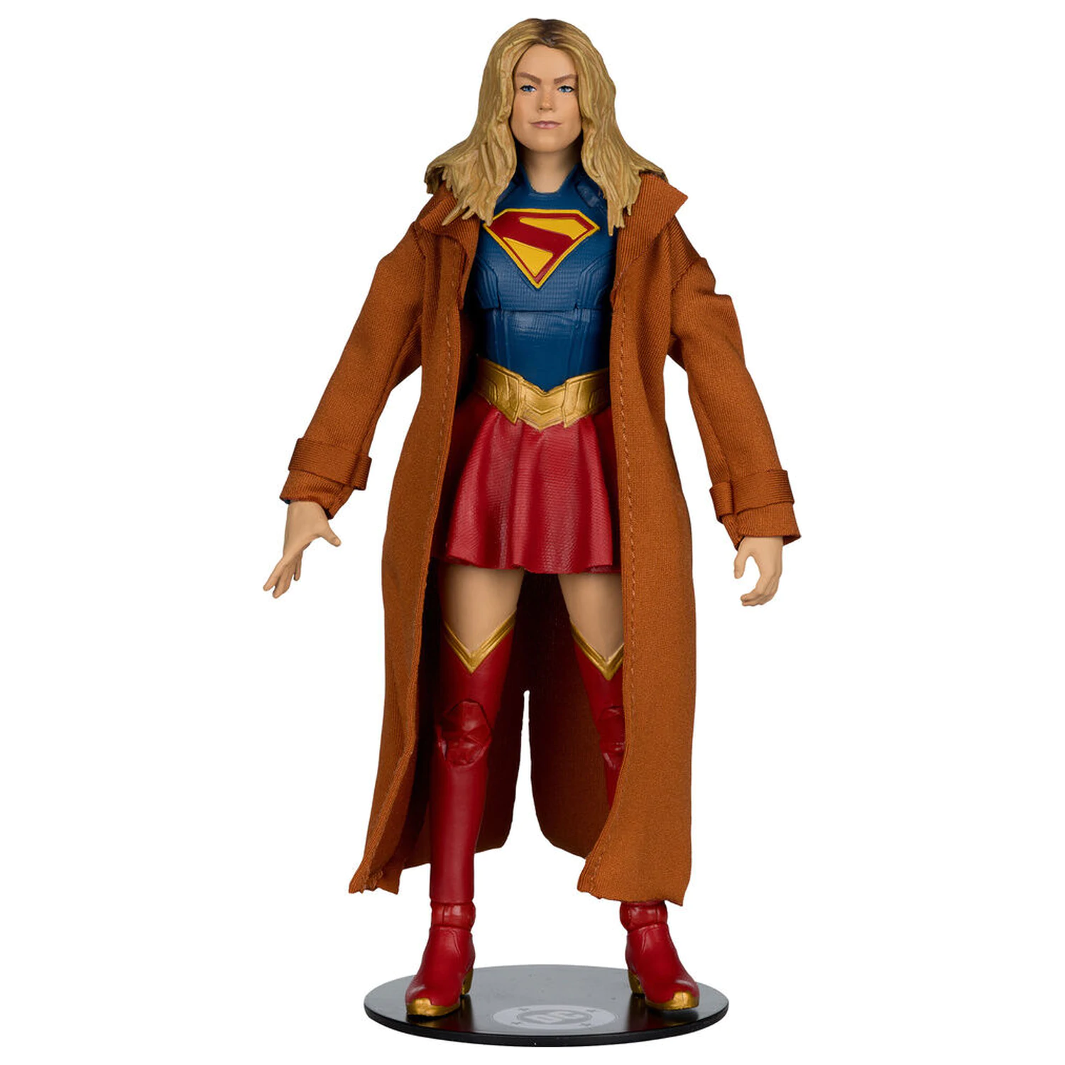 DC Comics Supergirl Deluxe Theatrical Edition Gold Label Collection Supergirl & Puppy Kripto Figur 18cm Produktfoto