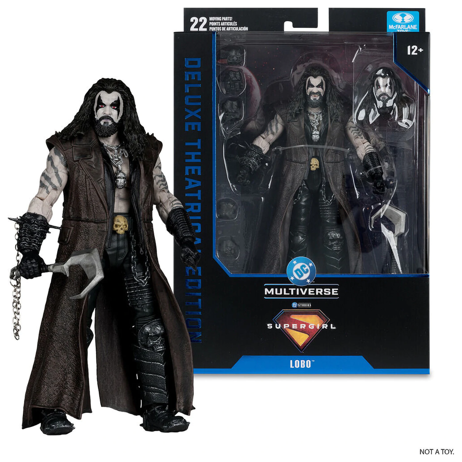 DC Comics Supergirl Deluxe Theatrical Edition Lobo Figur 18cm Produktfoto