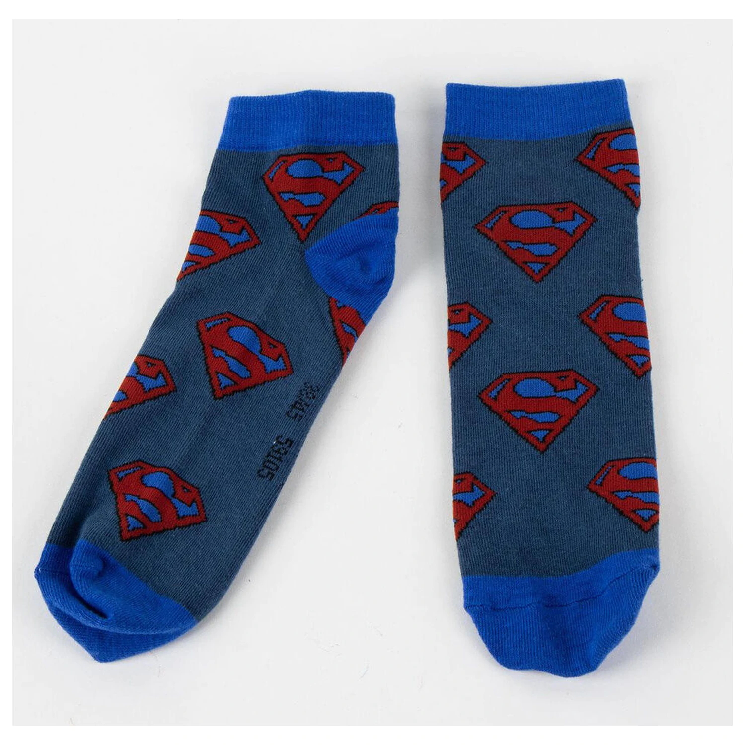 DC Comics Superman erwachsene Packung 2 Socken Produktfoto