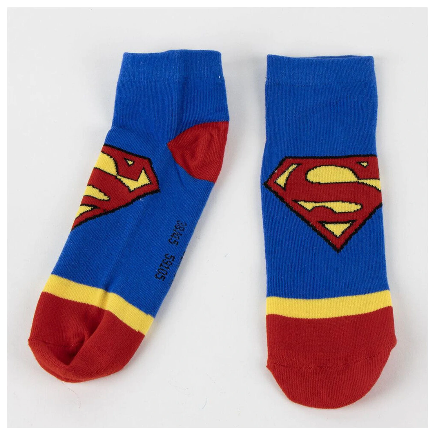 DC Comics Superman erwachsene Packung 2 Socken Produktfoto