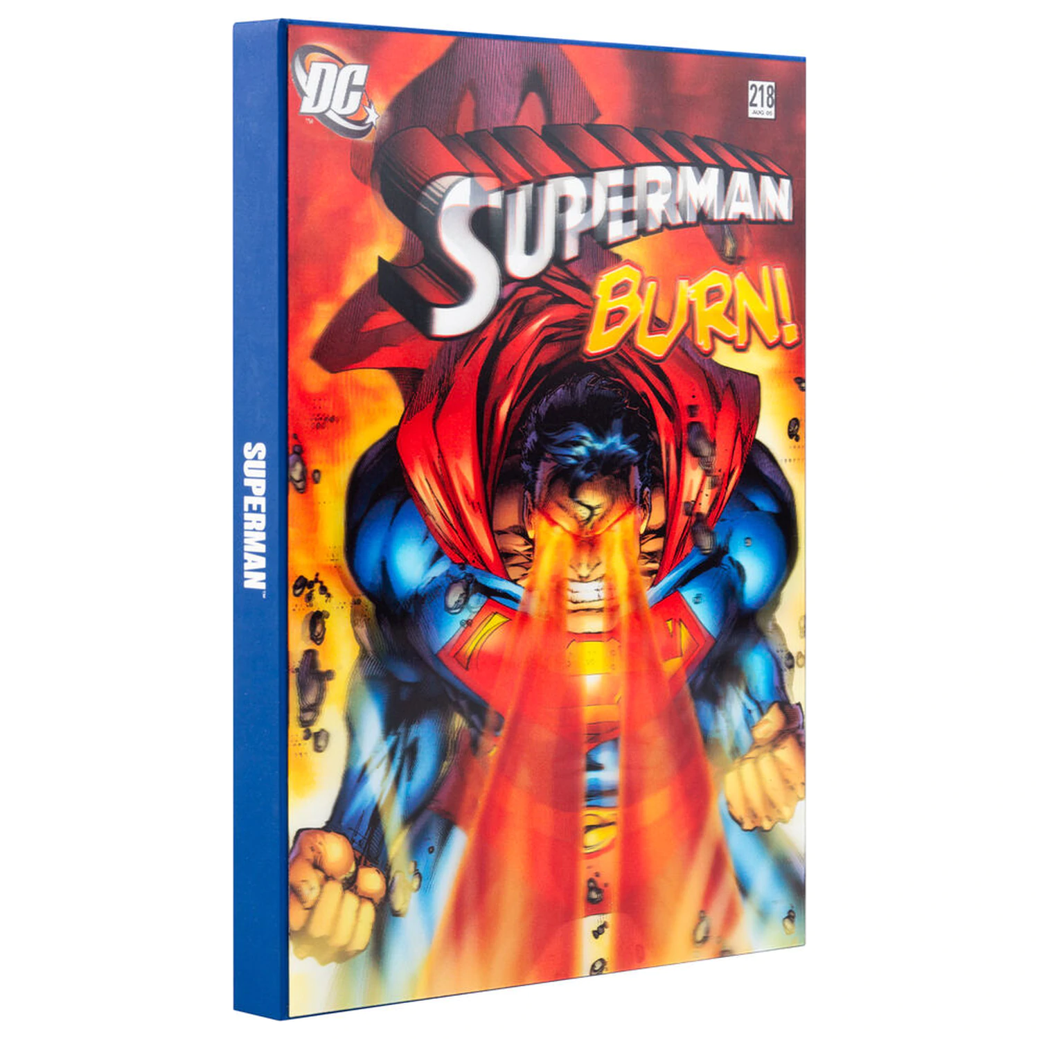 DC Comics Superman A5 Linsenförmiges Notizbuch Produktfoto