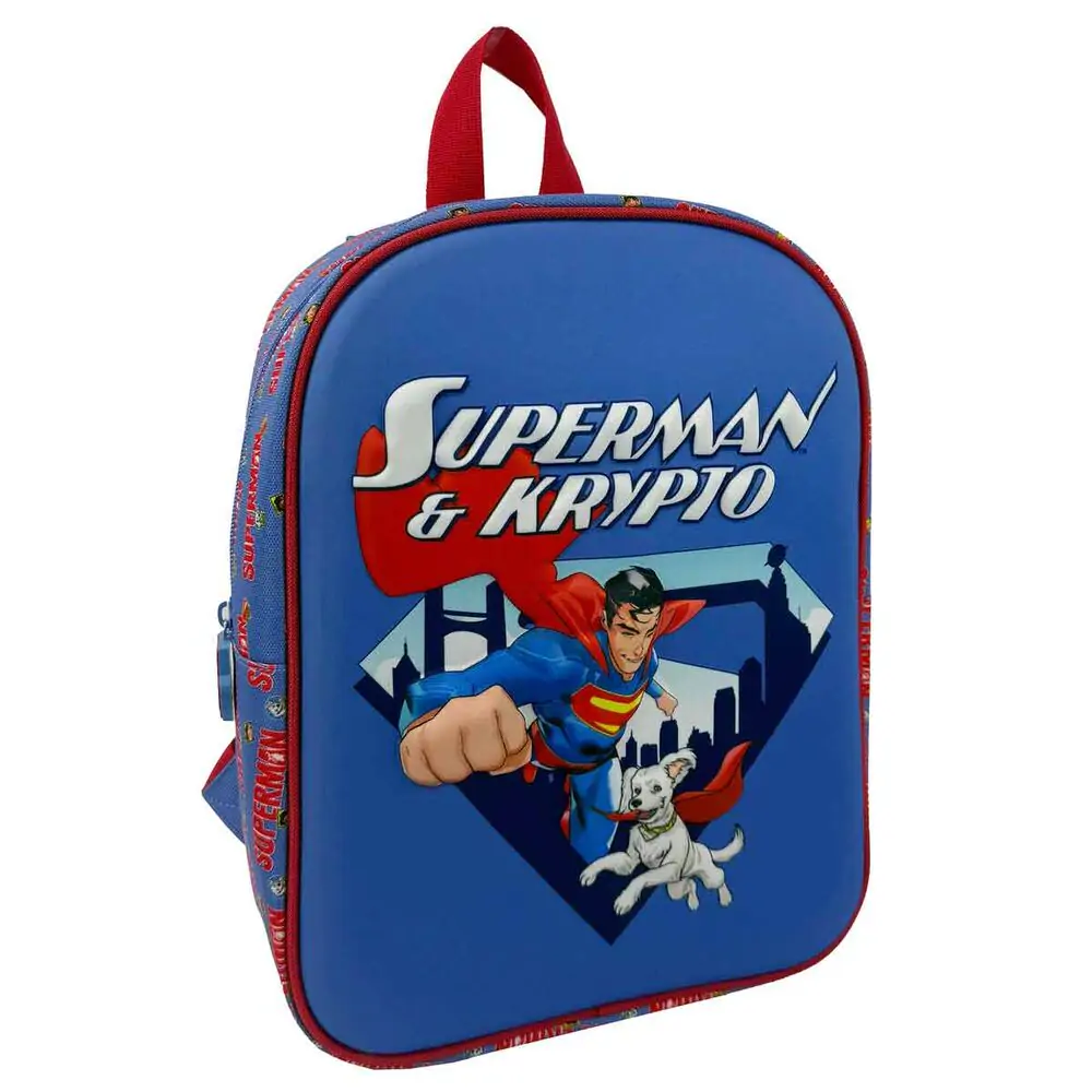 DC Comics Superman & Krypto 3D Rucksack 30cm Produktfoto