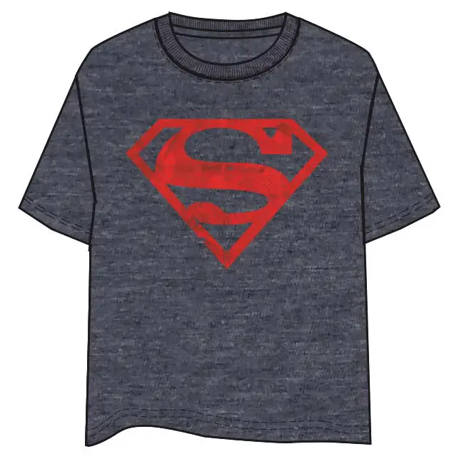 DC Comics Superman Logo Erwachsenen T-Shirt Produktfoto