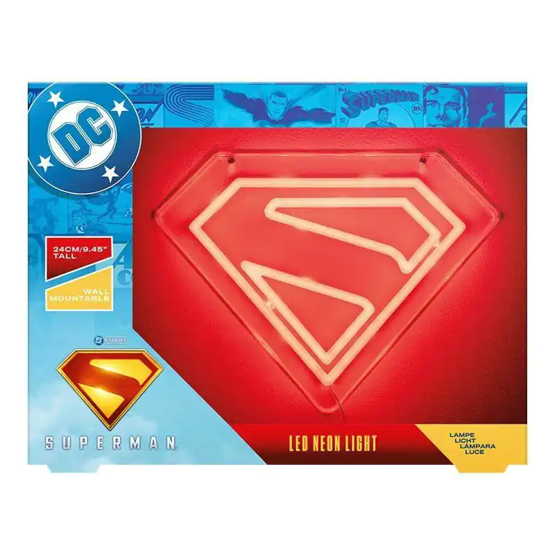 DC Comics LED Wandlampe Leuchte Superman Neon Produktfoto
