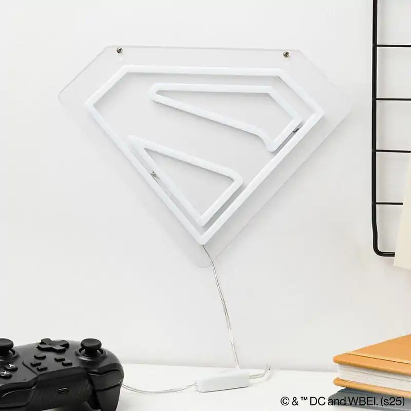 DC Comics LED Wandlampe Leuchte Superman Neon Produktfoto