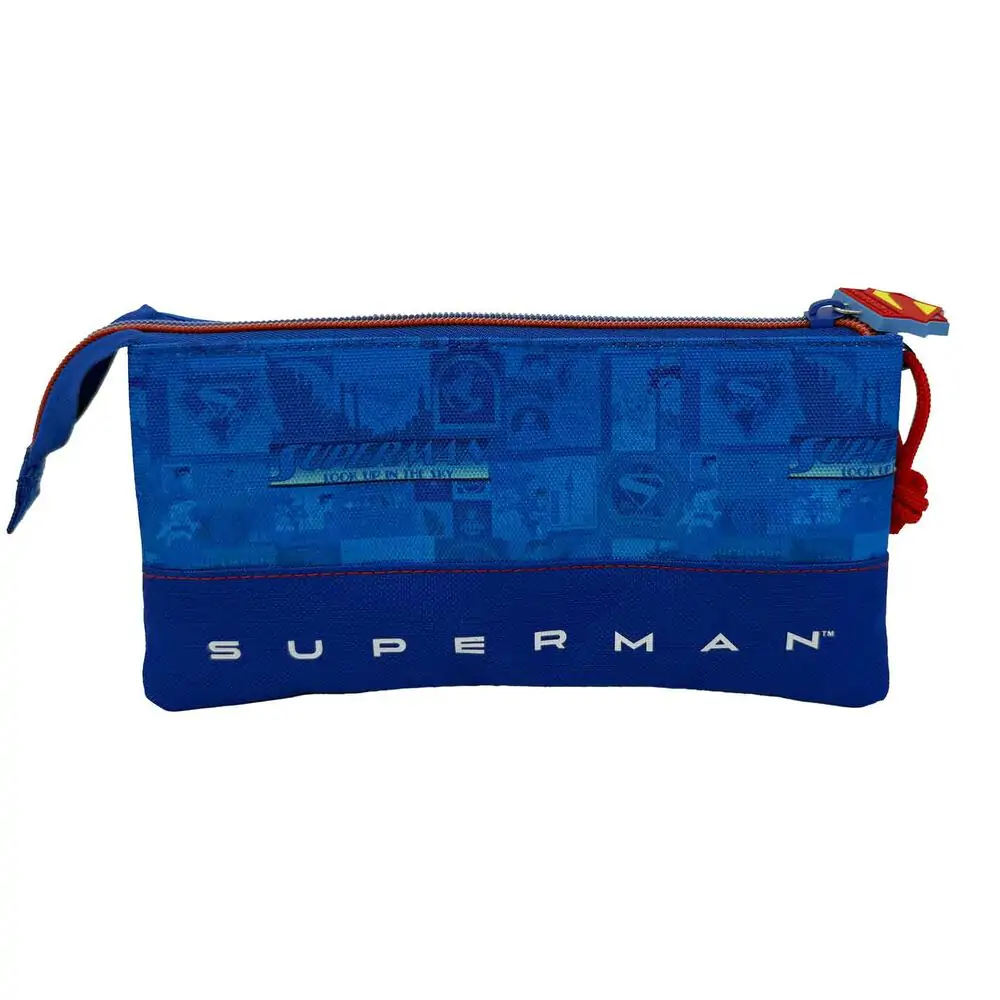 DC Comics Superman dreifaches Stifteetui Produktfoto