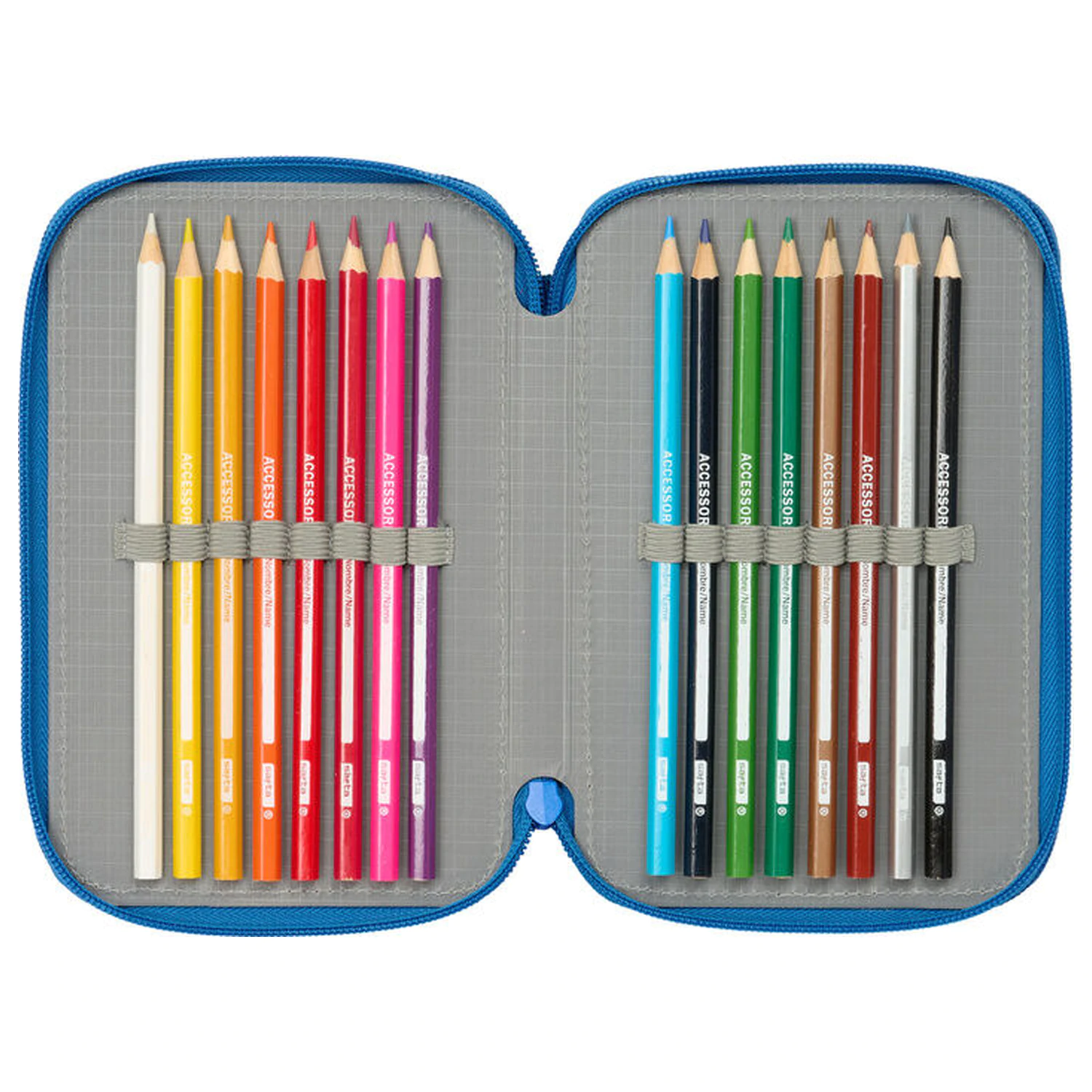 DC Comics Superman dreifaches Federmäppchen 37 Stück Produktfoto