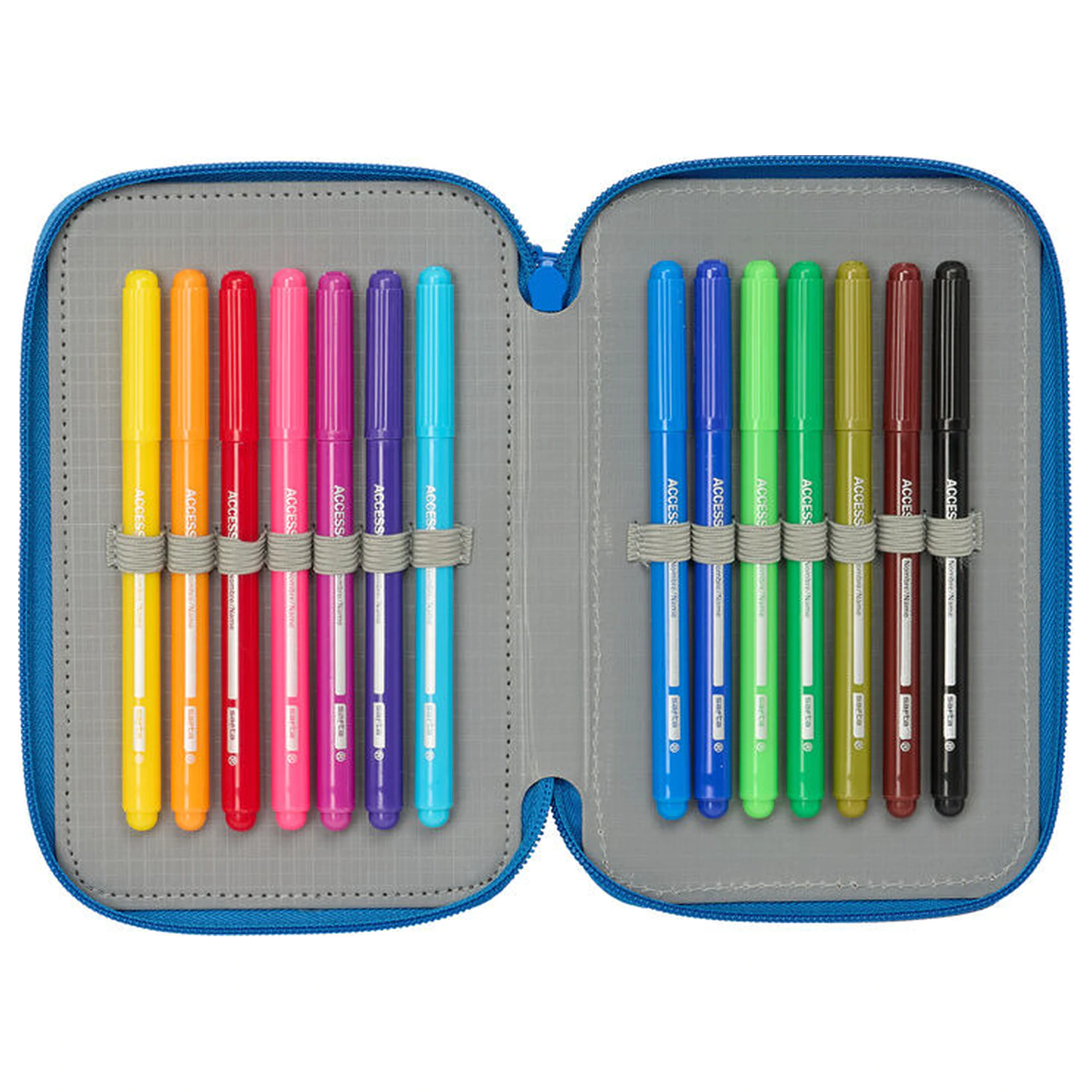 DC Comics Superman dreifaches Federmäppchen 37 Stück Produktfoto