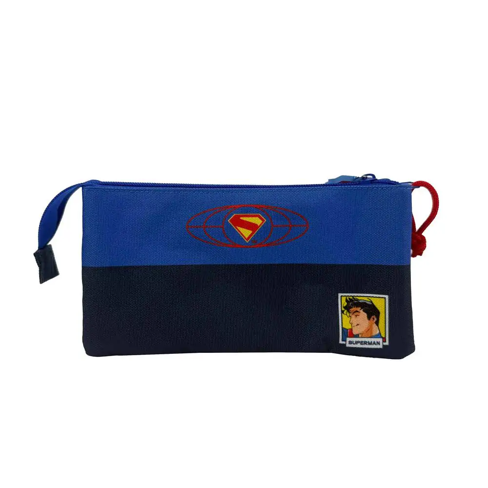 DC Comics Superman dreifaches Federmäppchen Produktfoto