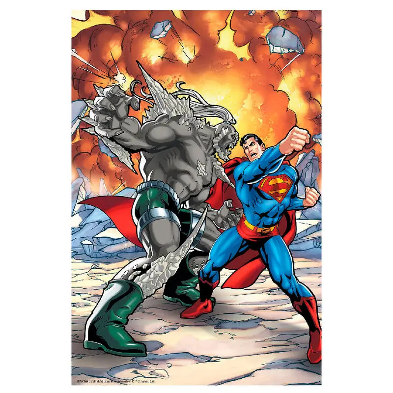 DC Comics Superman vs Doomsday Prime 3D-Puzzle 300 Teile Produktfoto