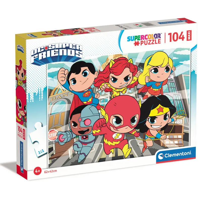 DC Comics Suprefriends maxi Puzzle 104St Produktfoto