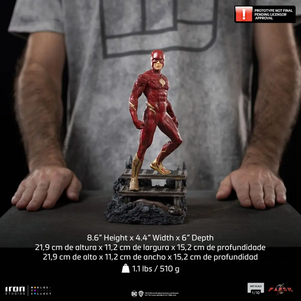 DC Comics The Flash Movie Art Scale Statue 1/10 The Flash 22 cm termékfotó