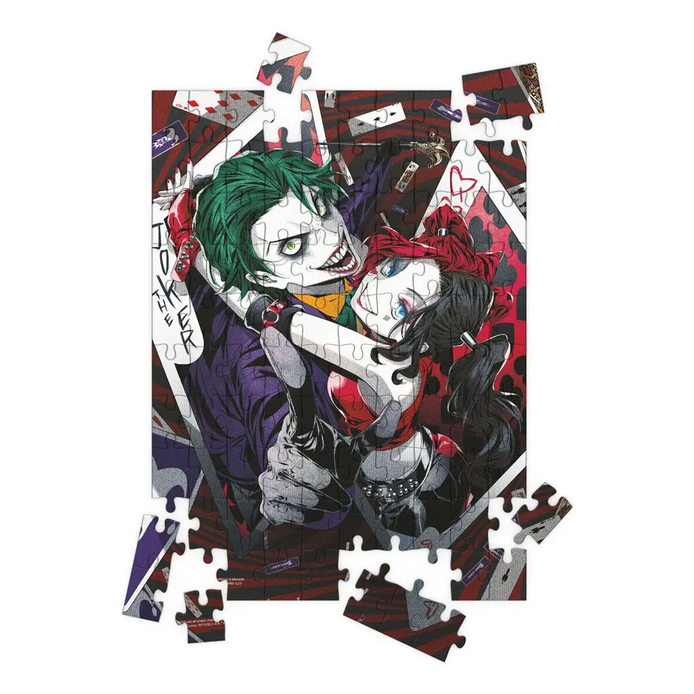 DC Comics Puzzle mit 3D-Effekt The Joker & Harley Quinn Manga (100 Teile) Produktfoto