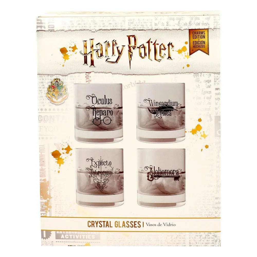 Harry Potter Gläser 4er-Pack Spells termékfotó