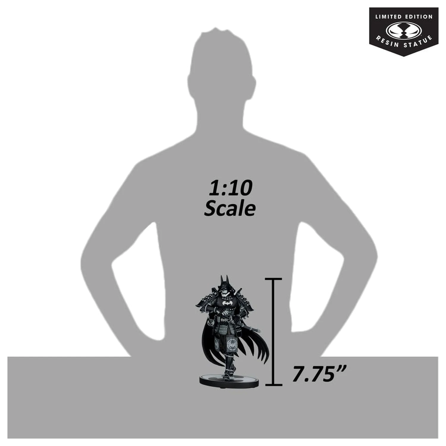 DC Direct Batman Black & White Statue 1/10 Batman Ninja 20 cm Produktfoto