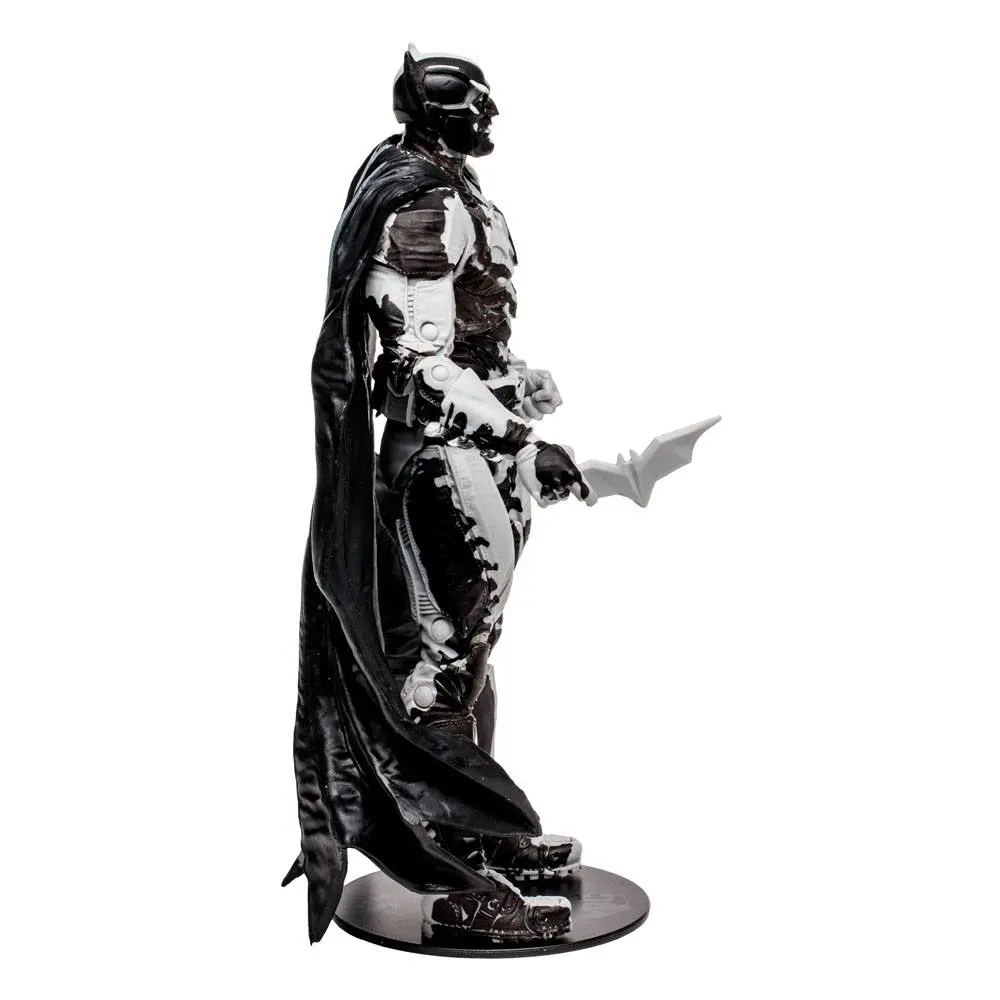 DC Direct Actionfigur & Comic Black Adam Batman Line Art Variant (Gold Label) (SDCC) 18 cm Produktfoto