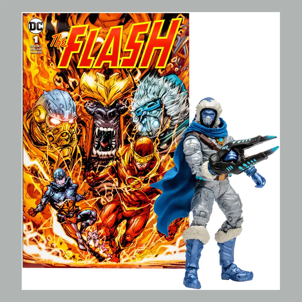 DC Direct Actionfigur & Comic Captain Cold Variant (Gold Label) (The Flash) 18 cm termékfotó