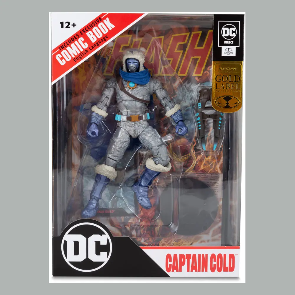 DC Direct Actionfigur & Comic Captain Cold Variant (Gold Label) (The Flash) 18 cm termékfotó