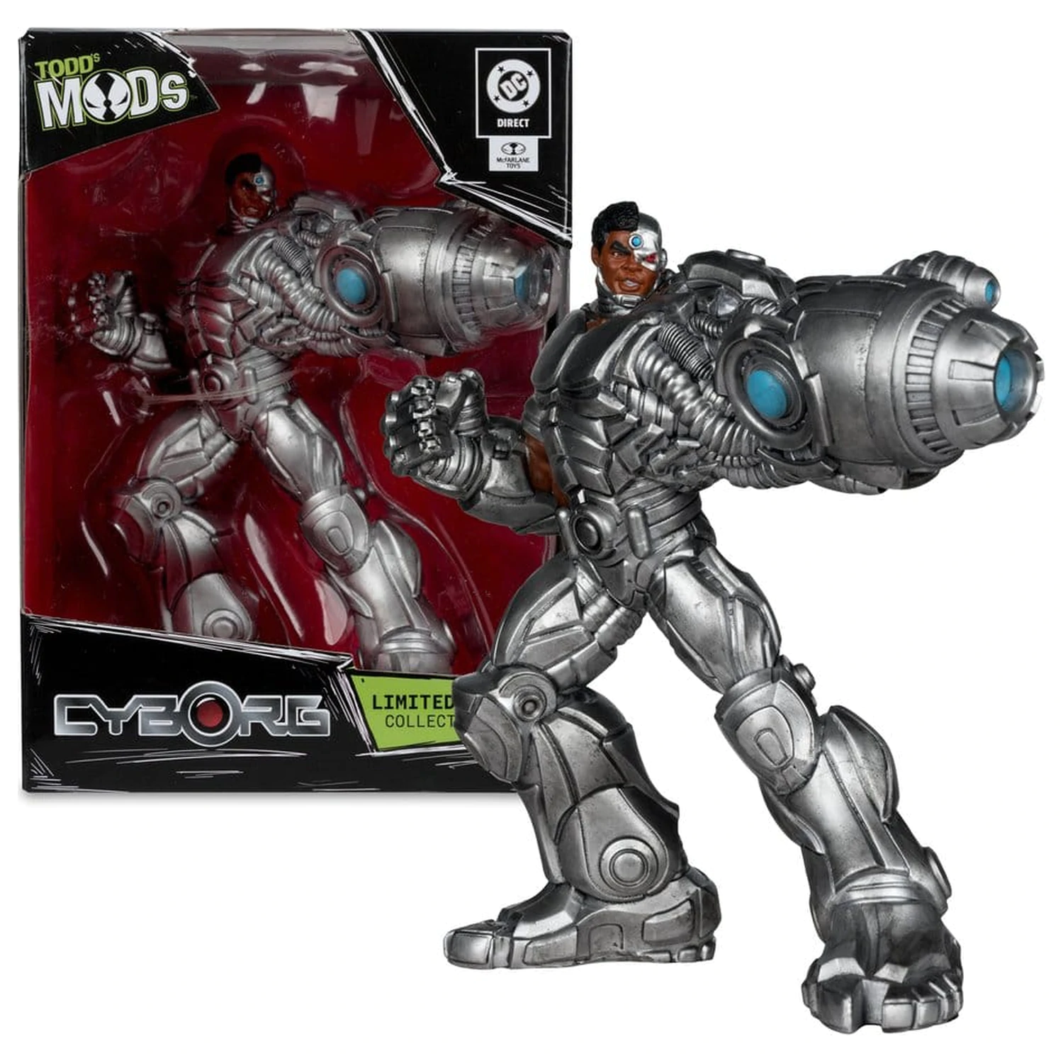DC Direct Sammler Vinyl Statue Cyborg 12 cm Produktfoto
