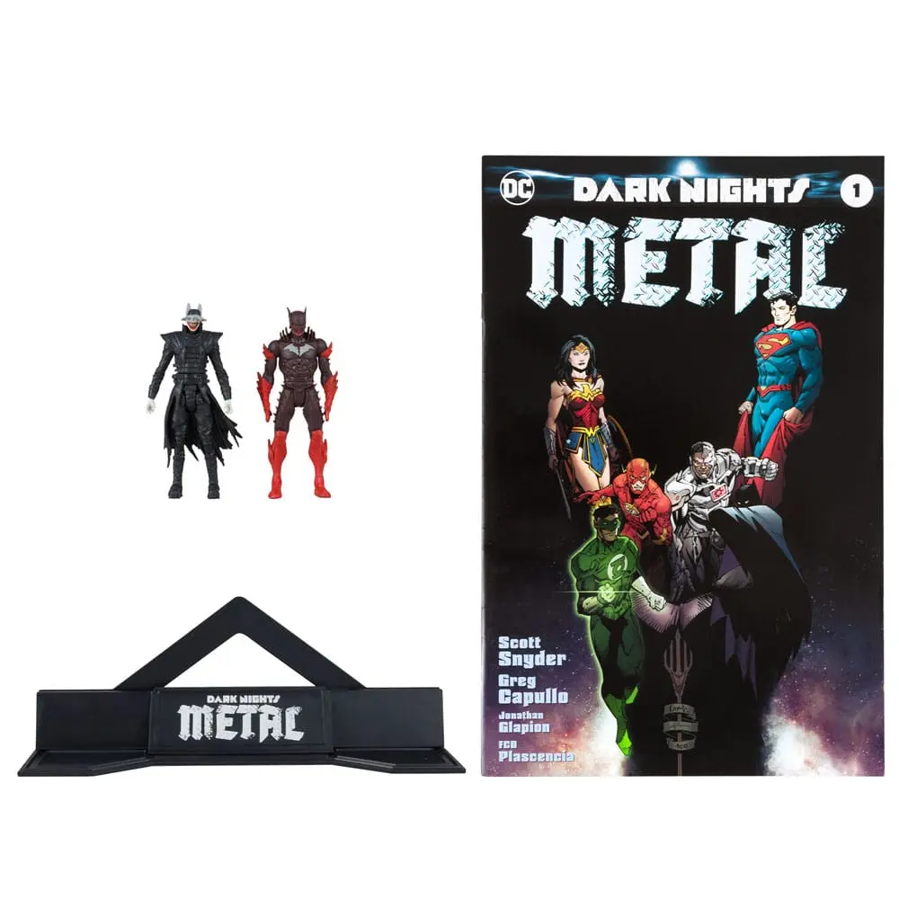 DC Direct Gaming Actionfiguren & Comic Batman Who Laughs & Red Death (Dark Nights Metal #1) 8 cm termékfotó