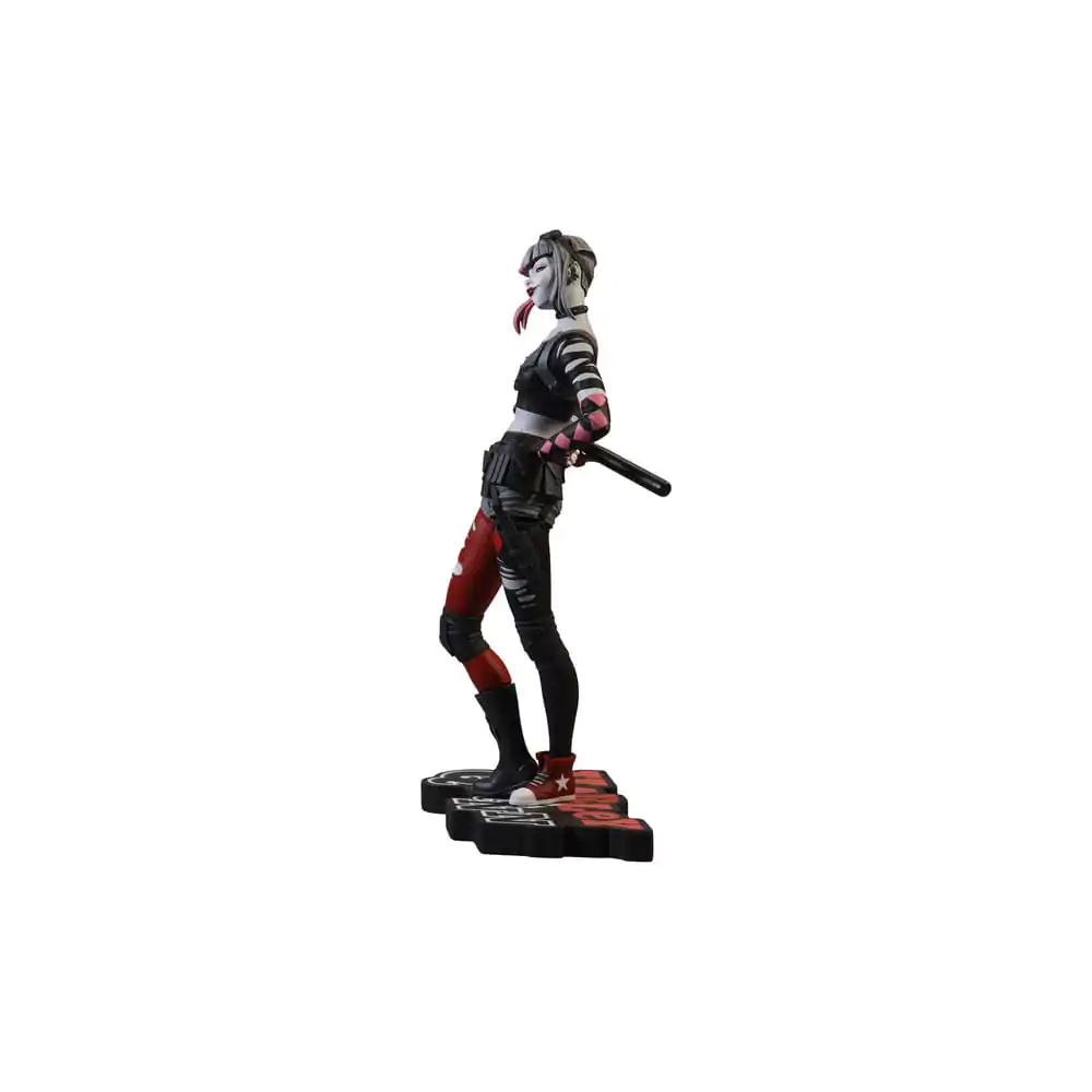 DC Direct Resin Statue Harley Quinn: Red White &amp; Black by Simone Di Meo 17 cm Produktfoto