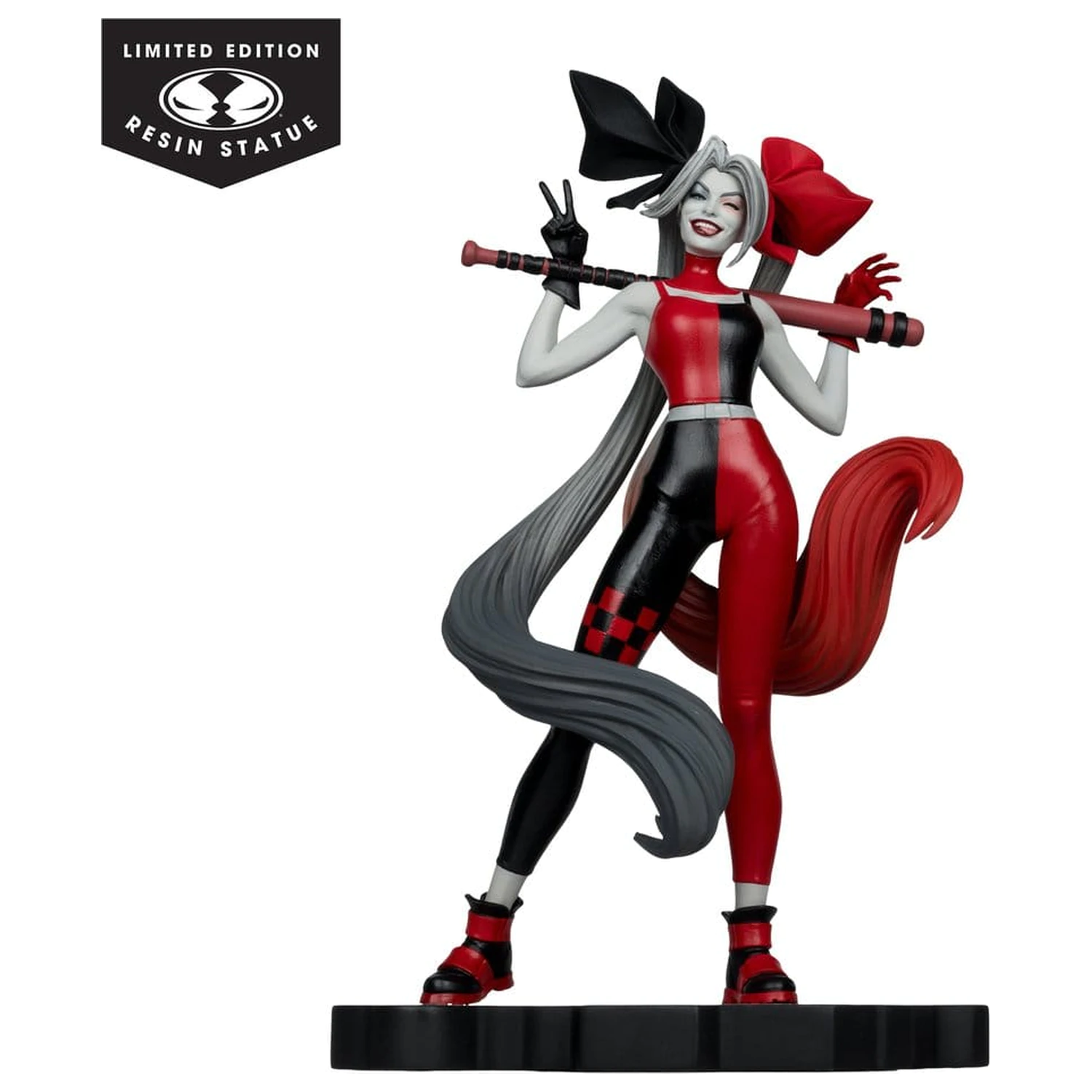 DC Direct Harley Quinn: Red, White & Black Statue 1/10 Harley Quinn von Alex Garner 21 cm Produktfoto