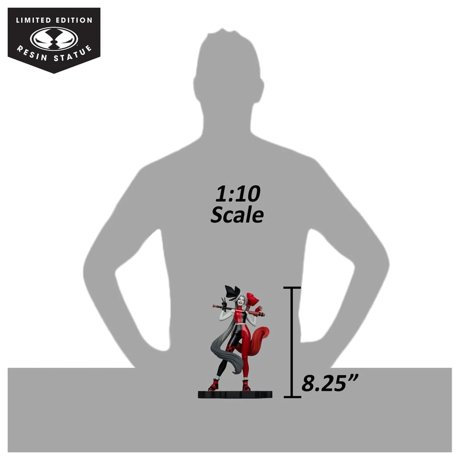 DC Direct Harley Quinn: Red, White & Black Statue 1/10 Harley Quinn von Alex Garner 21 cm Produktfoto