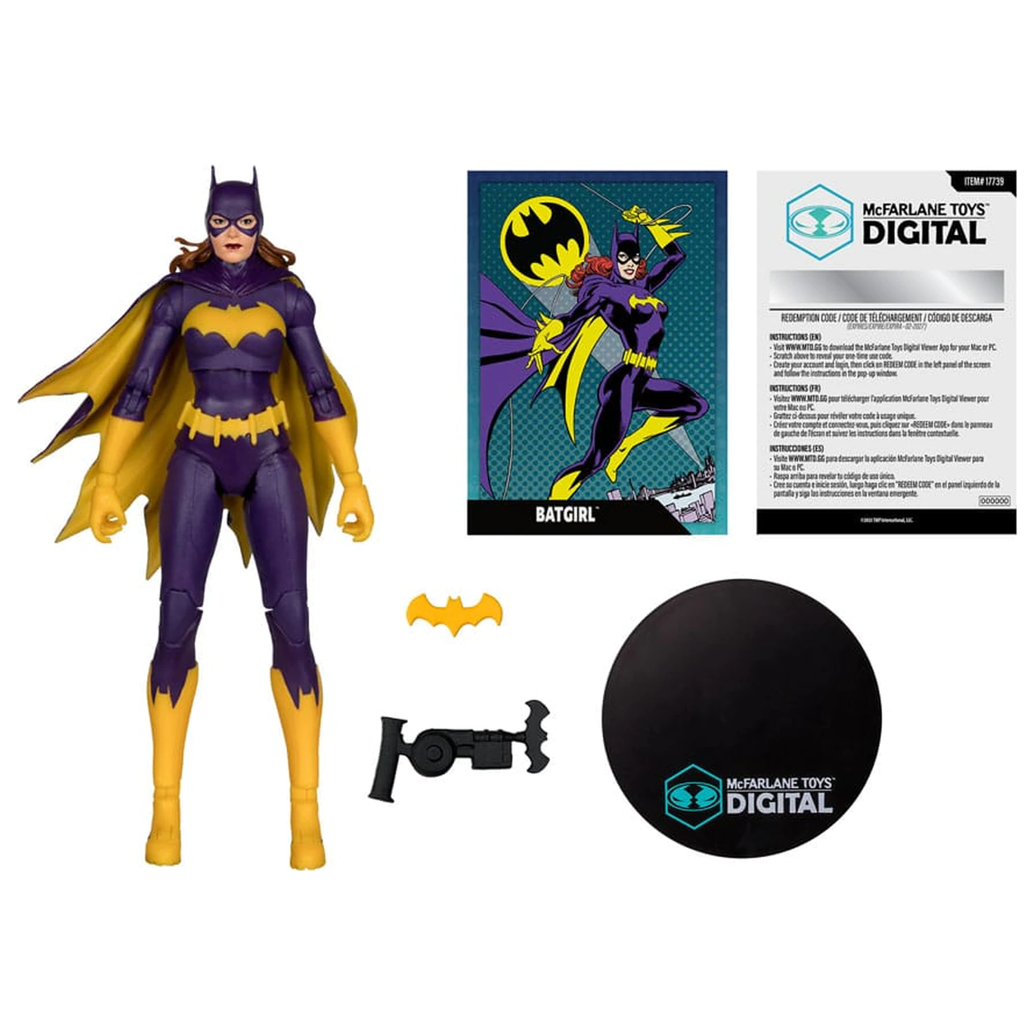 DC Direct McFarlane Toys Digitale Actionfigur Batgirl (DC Classics) 18 cm Produktfoto