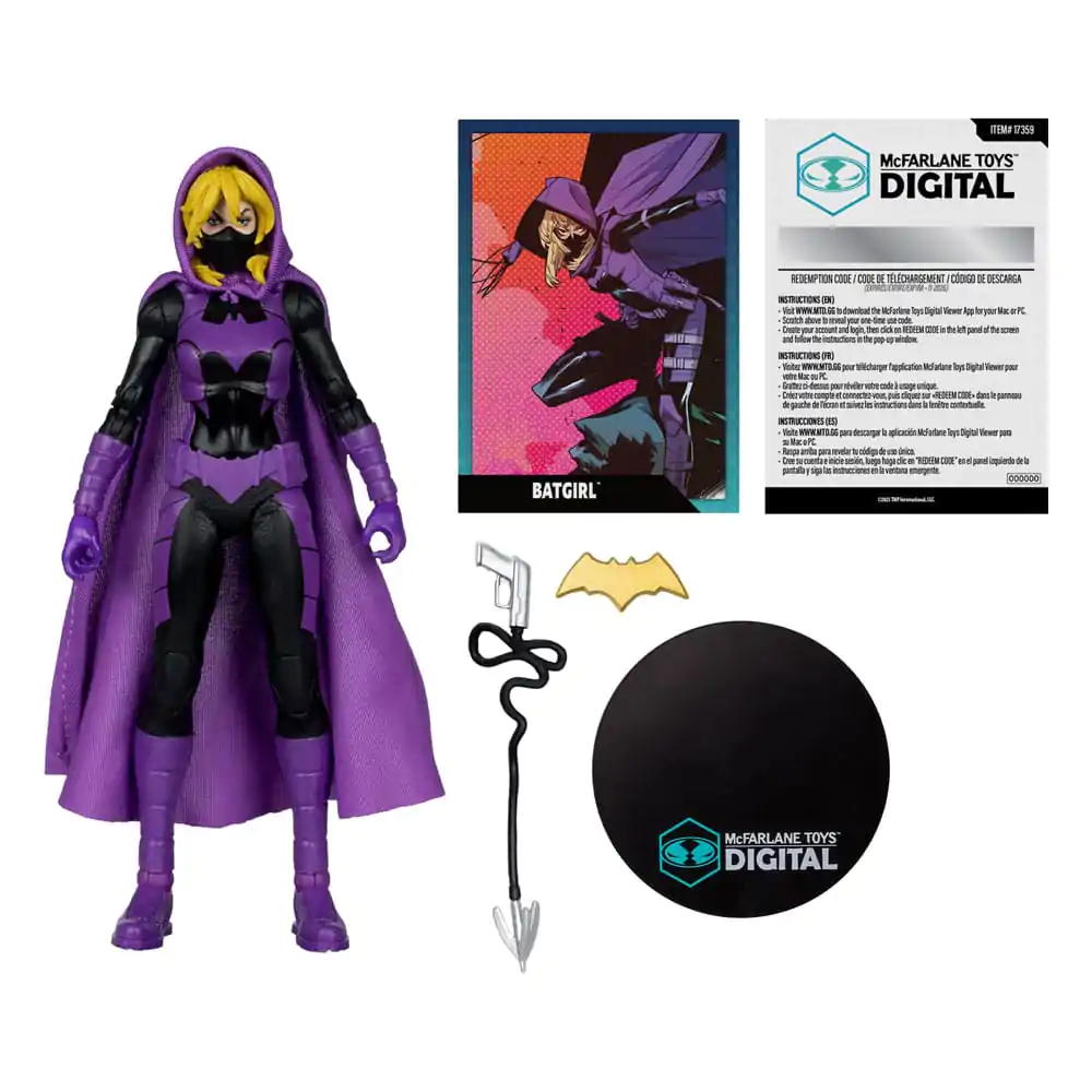 DC Direct McFarlane Toys Digitale Actionfigur Batgirl Stephanie Brown (Batgirls) 17 Zentimeter Produktfoto