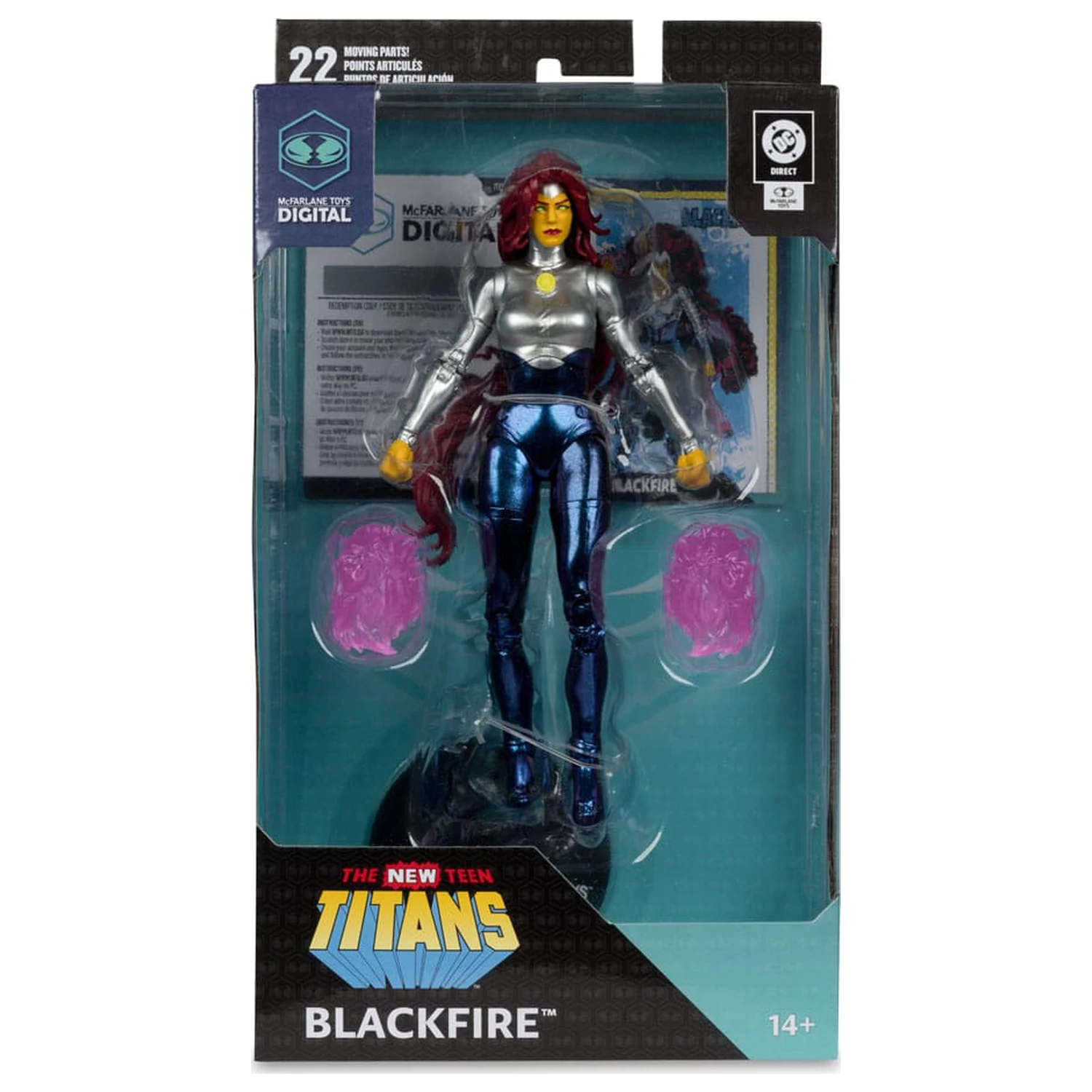DC Direct McFarlane Toys Digital Actionfigur Blackfire (The New Teen Titans) 18 cm Produktfoto