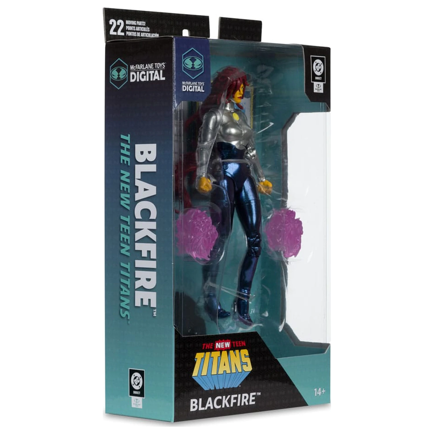 DC Direct McFarlane Toys Digital Actionfigur Blackfire (The New Teen Titans) 18 cm Produktfoto